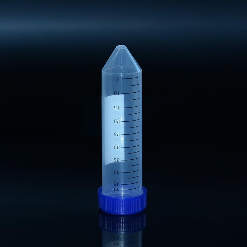 50ml Conical Bottom PP Centrifuge Tubes with Screw Flat Cap